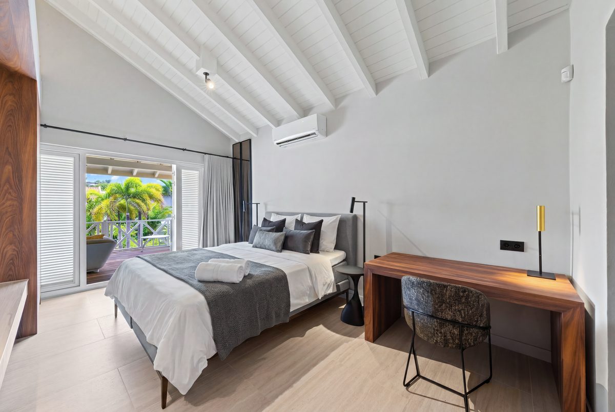 Royal Suite met kingsize bed en uitzicht